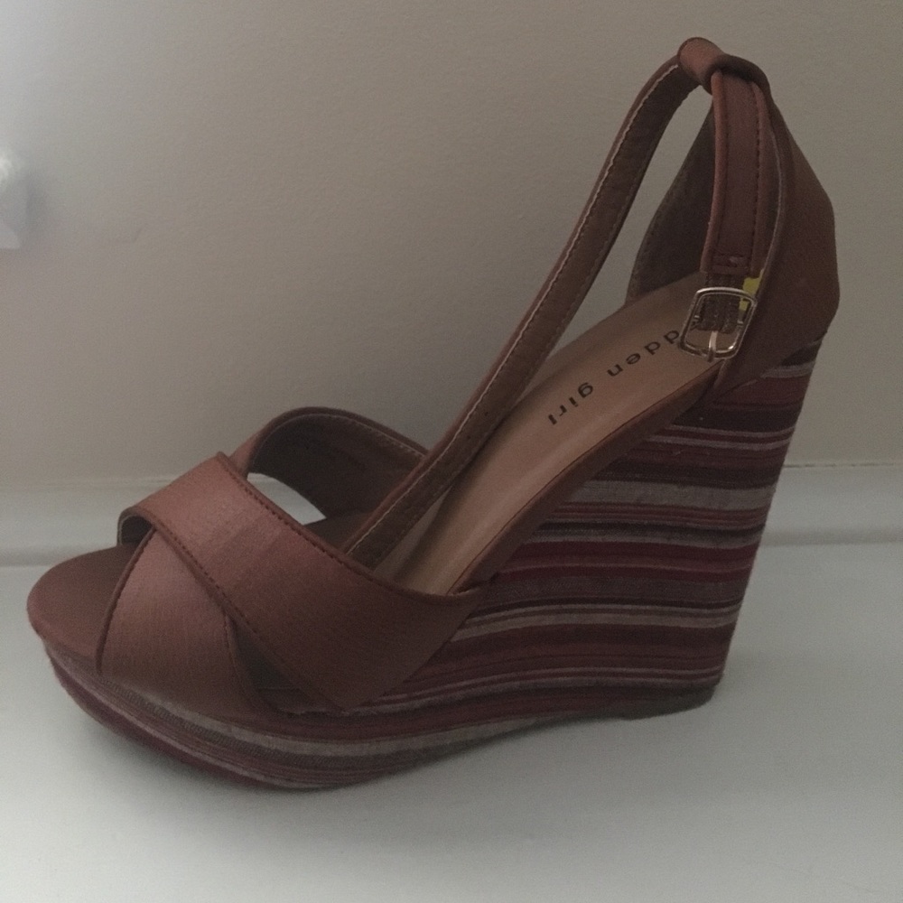 Madden Girl Peep-Toe Wedges
